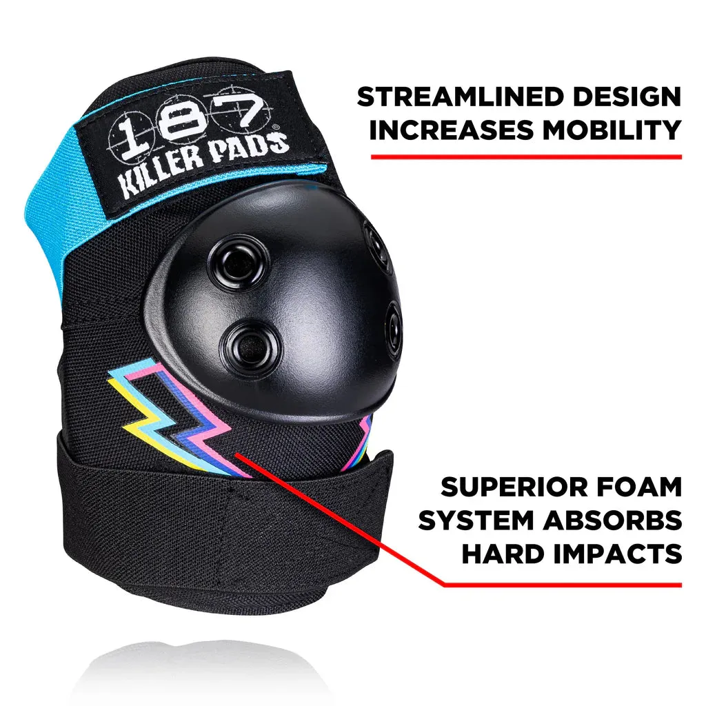 187 Killer Pads KIDS PAD SIX PACK - ELECTRIC BOLT