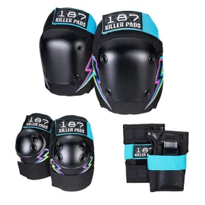 187 Six Pack Adult Pad Set - Electric Bolt