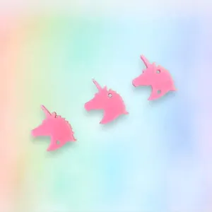 20mm Unicorn Cameo Charms - 10 Pairs