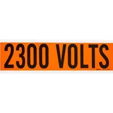 2300 Volts Conduit and Voltage Labels| Buy online