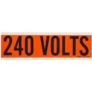 240 Volts Conduit and Voltage Labels| Buy online