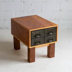 4-Drawer Industrial Cabinet | Reclaimed Wood