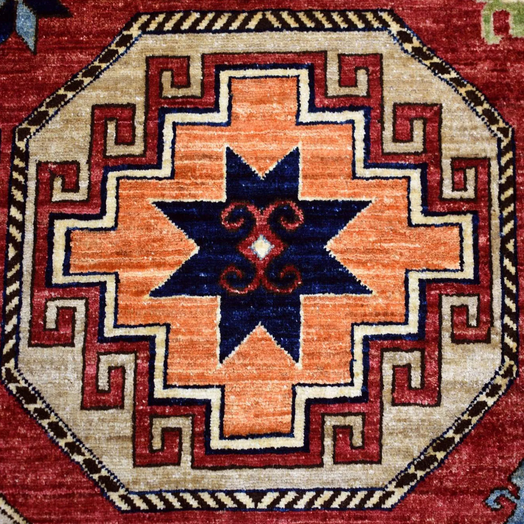 Afghan Hand-Knotted Peshawar Handmade Wool Rug (Size 9.1 X 12.0) Cwral-8841