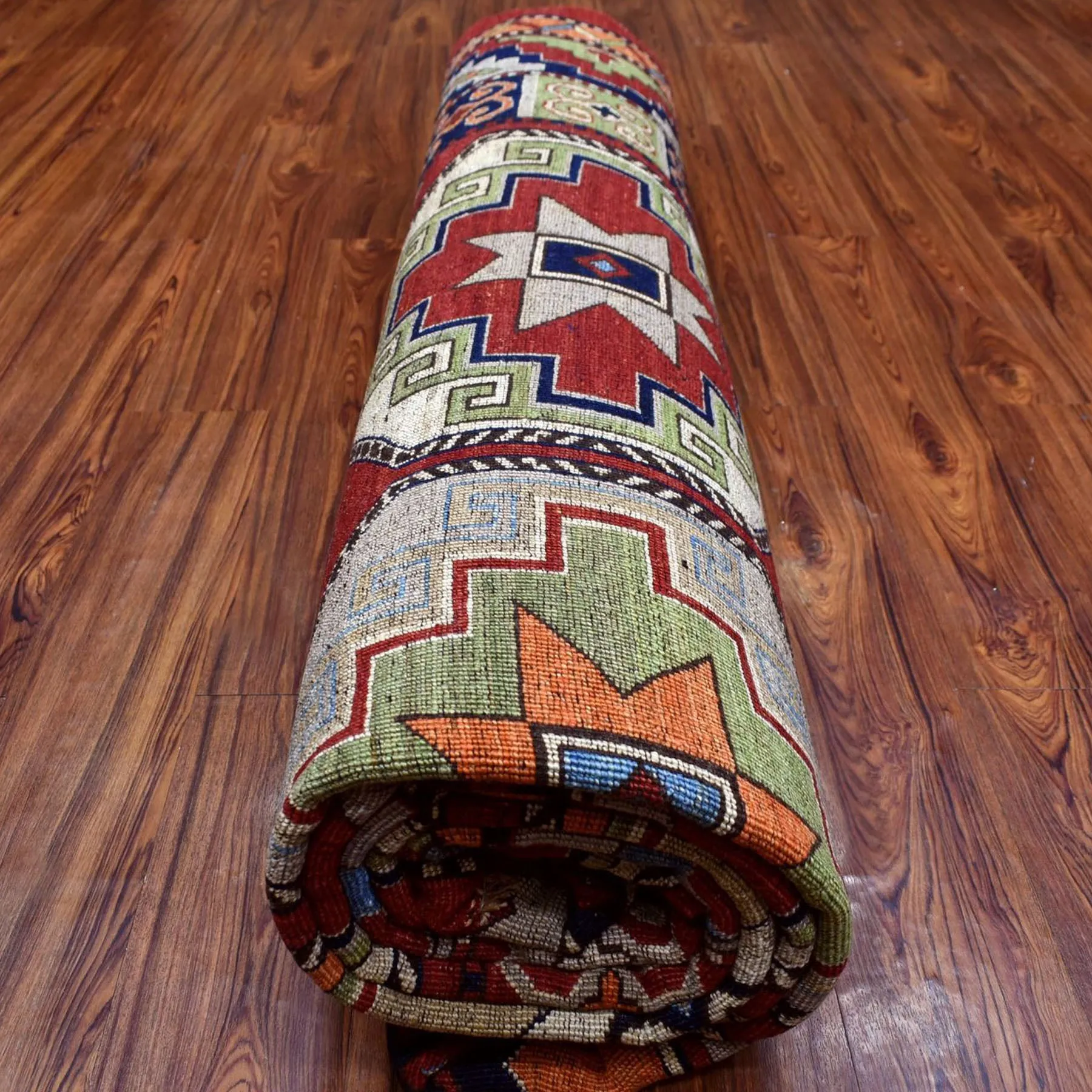 Afghan Hand-Knotted Peshawar Handmade Wool Rug (Size 9.1 X 12.0) Cwral-8841