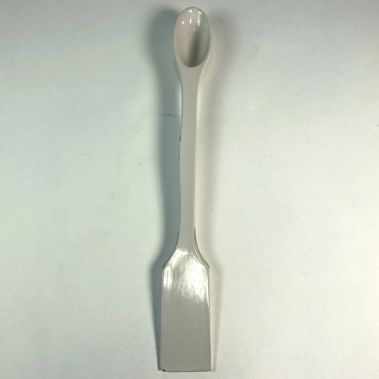 American Coors Glazed Porcelain Scientific Labware Spoon and Spatula