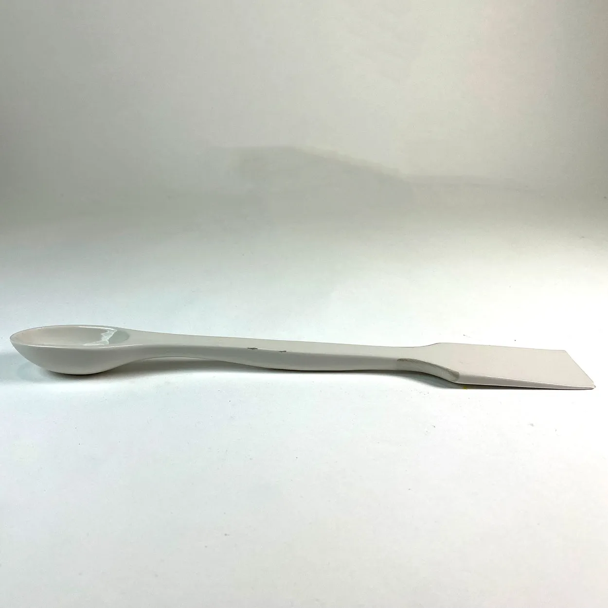 American Coors Glazed Porcelain Scientific Labware Spoon and Spatula