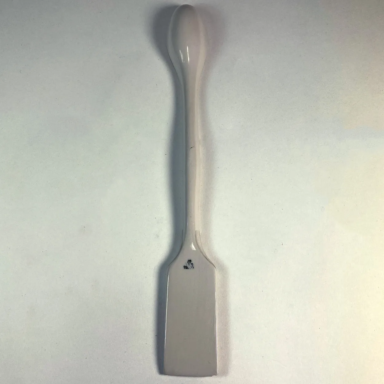 American Coors Glazed Porcelain Scientific Labware Spoon and Spatula