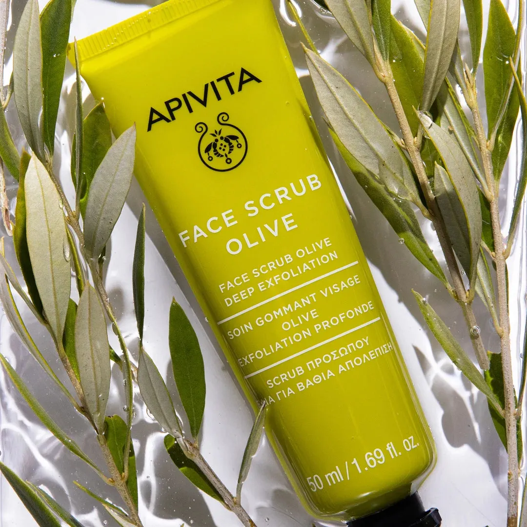 Apivita Face Scrub Olive for Deep Exfoliation 50ml