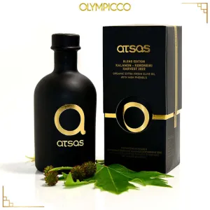 Atsas Organic Extra Virgin Olive Oil Extremely High Phenolic - Gold Blend Limited Edition 250ml