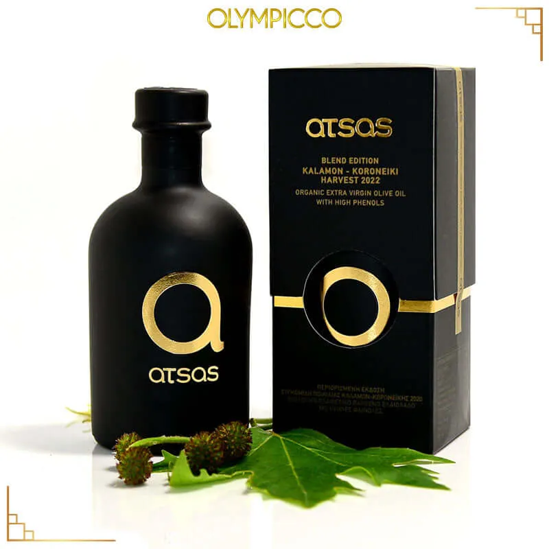 Atsas Organic Extra Virgin Olive Oil Extremely High Phenolic - Gold Blend Limited Edition 250ml
