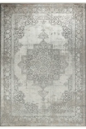 Aura Anthracite Bamboo Woven Modern Living Room Rug 2891