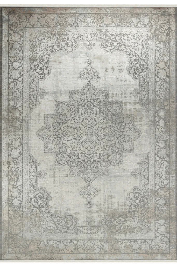 Aura Anthracite Bamboo Woven Modern Living Room Rug 2891