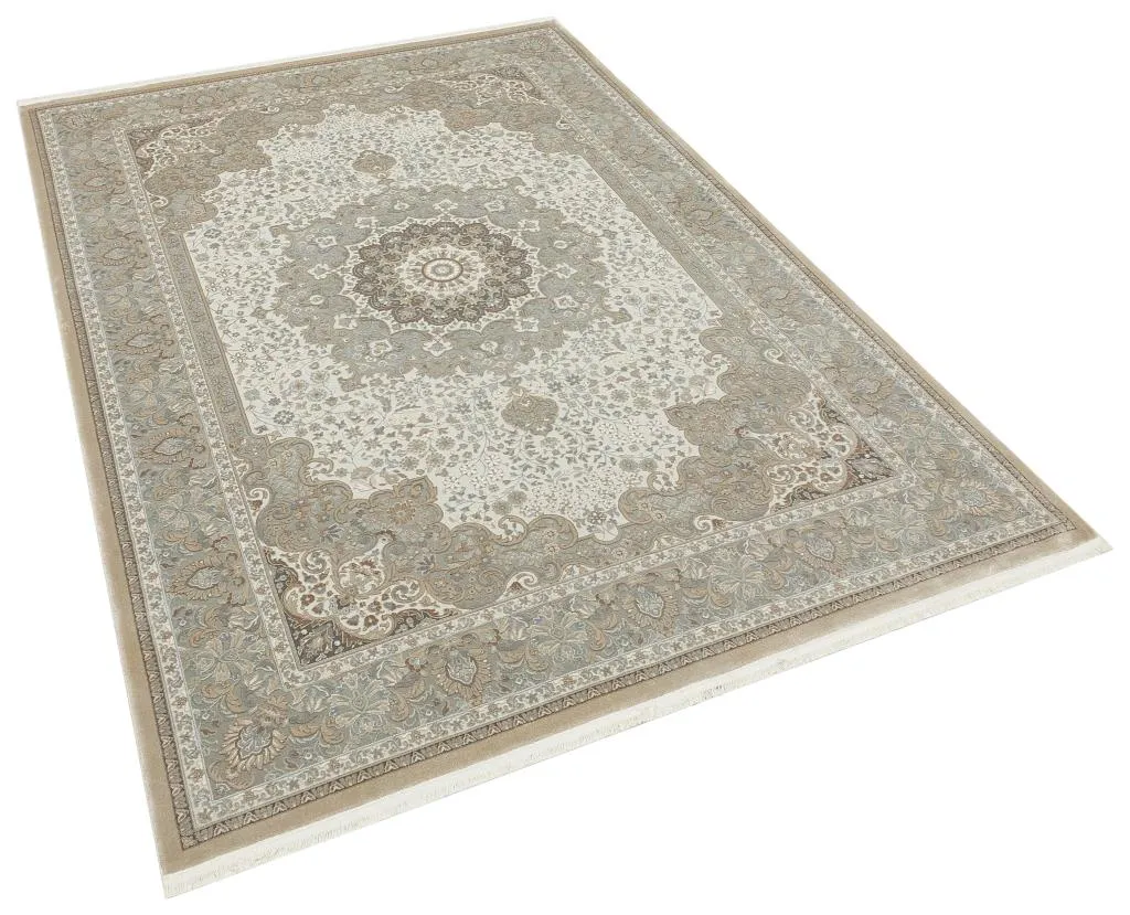 Aura Gray Bamboo Woven Modern Living Room Rug 2861