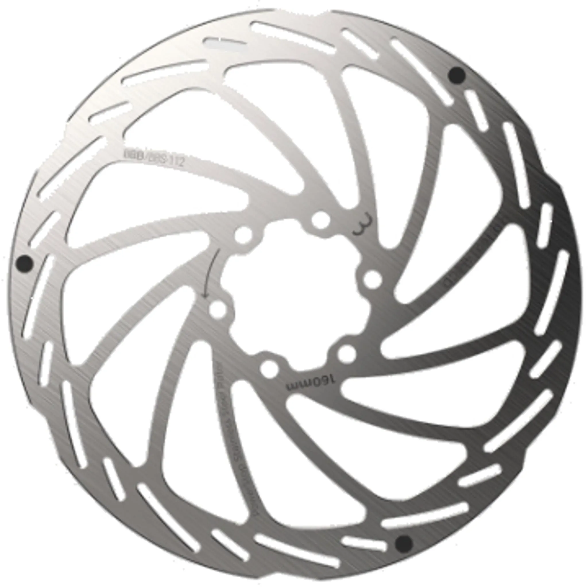 BBB Powerstop V2 Brake Rotor 160mm 6 Bolt