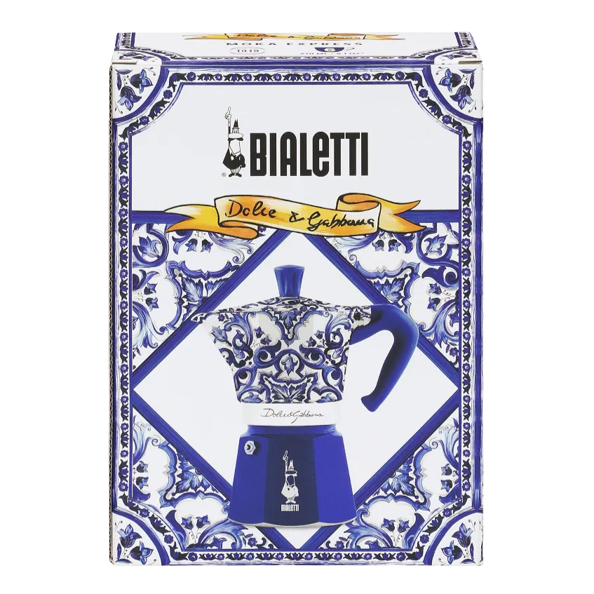 Bialetti Moka D&G Express 6 Cup Mediterranean Blue