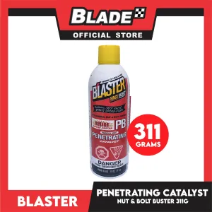 Blaster PB Blaster Penetrant Lubricant 11oz Penetrating Catalyst, Nut And Bolt Buster, Breaks Free Rusted Or Frozen Parts For Automotive, Industrial, Marine And Etc.
