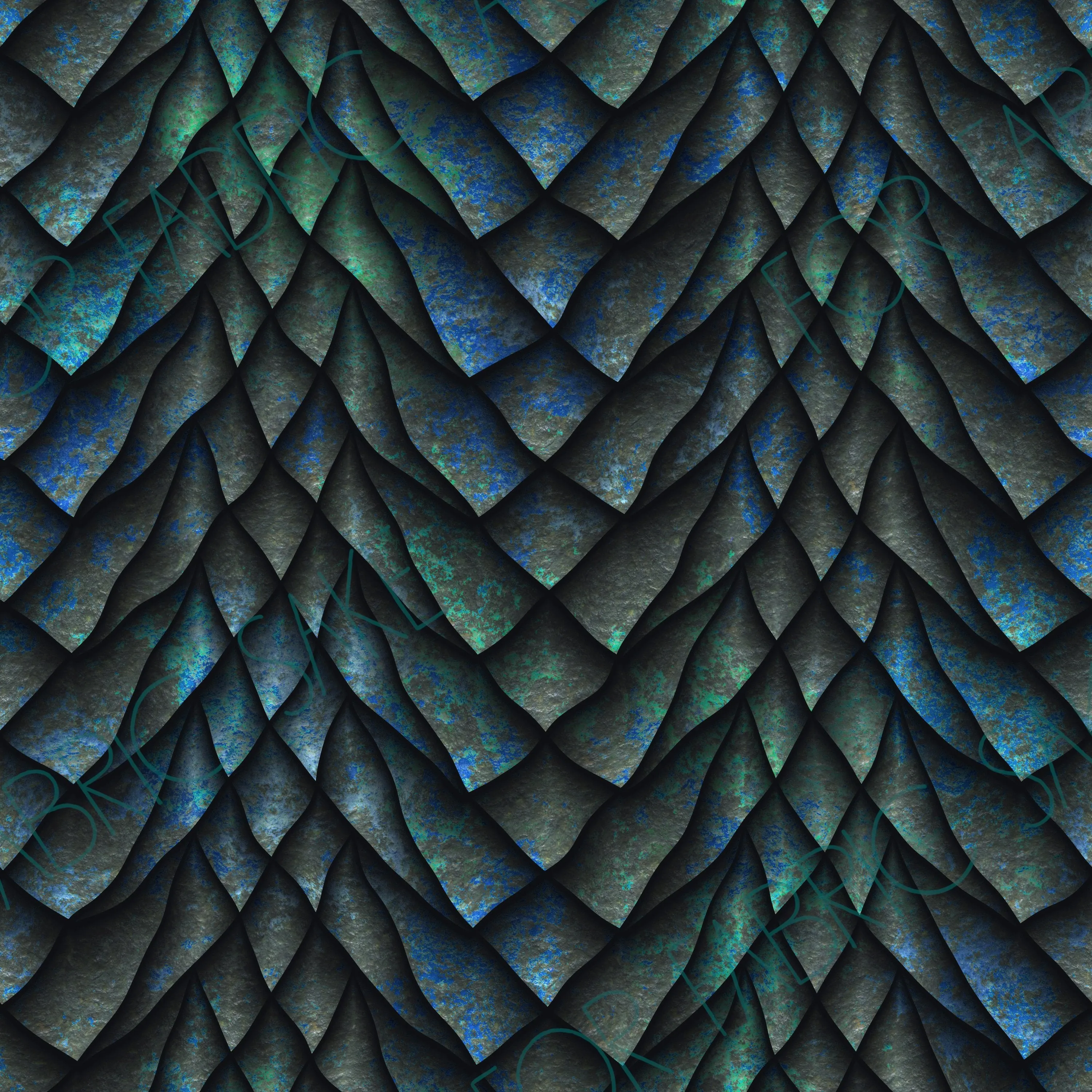 Blue Dragon Scales- Custom Pre-order
