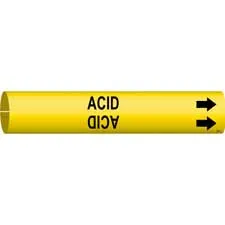 Brady ACID Snap-On/Strap-On Pipe Marker|Buy Online