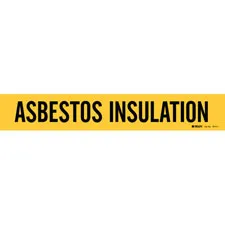 Brady ASBESTOS INSULATION Pipe Marker|Buy Online