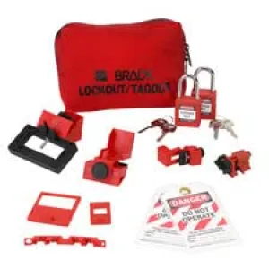 Brady Breaker Lockout Sampler Pouch Kit with 2 Padlocks| Buy Online