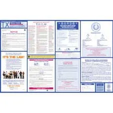Brady California State & Federal Labor Law Poster - Spanish/ Buy online
