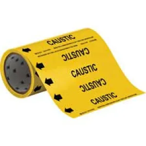 Brady CAUSTIC Roll Form Pipe Marker|Buy Online