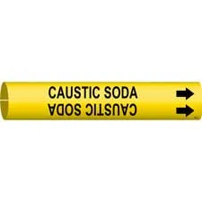 Brady CAUSTIC SODA Snap-On/Strap-On Pipe Marker|Buy Online