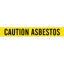 Brady CAUTION ASBESTOS Pipe Marker|Buy Online