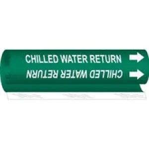 Brady CHILLED WATER RETURN High Performance Pipe Marker|Buy Online