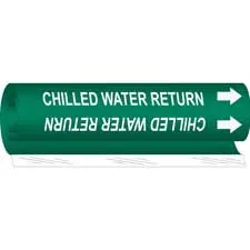 Brady CHILLED WATER RETURN High Performance Pipe Marker|Buy Online