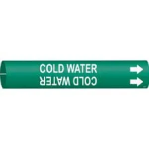 Brady COLD WATER Snap-On/Strap-On Pipe Marker|Buy Online