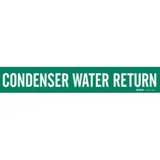 Brady CONDENSER WATER RETURN Pipe Marker|Buy Online