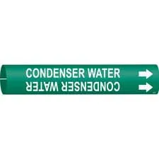 Brady CONDENSER WATER Snap-On/Strap-On Pipe Marker|Buy Online
