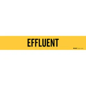 Brady EFFLUENT Pipe Marker/ Buy Online