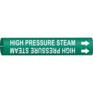 Brady HIGH PRESSURE STEAM Snap-On Pipe Marker|Buy Online