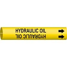 Brady HYDRAULIC OIL Snap-On Pipe Marker|Buy Online