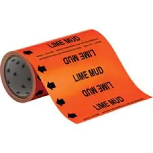 Brady LIME MUD Roll Form Pipe Marker|Buy Online