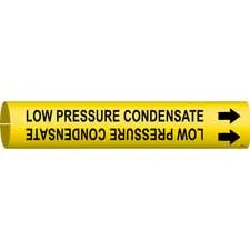 Brady LOW PRESSURE CONDENSATE Snap-On Pipe Marker|Buy Online