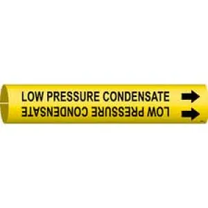 Brady LOW PRESSURE CONDENSATE Snap-On Pipe Marker|Buy Online