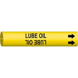 Brady LUBE OIL Snap-On Pipe Marker|Buy Online