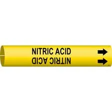 Brady NITRIC ACID Snap-On Pipe Marker|Buy Online