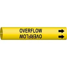 Brady OVERFLOW Snap-On Pipe Marker|Buy Online