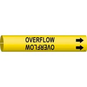Brady OVERFLOW Snap-On Pipe Marker|Buy Online