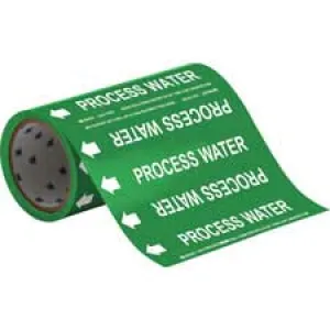 Brady PROCESS WATER Roll Form Pipe Marker|Buy Online