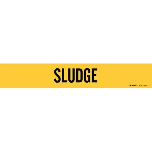 Brady SLUDGE Pipe Marker/ Buy Online