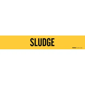Brady SLUDGE Pipe Marker/ Buy Online