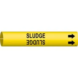 Brady SLUDGE Snap-On Pipe Marker/ Buy Online