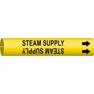 Brady STEAM SUPPLY Snap-On Pipe Marker|Buy Online