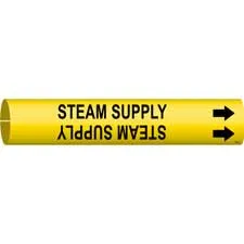 Brady STEAM SUPPLY Snap-On Pipe Marker|Buy Online