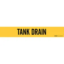 Brady TANK DRAIN Pipe Marker|Buy Online